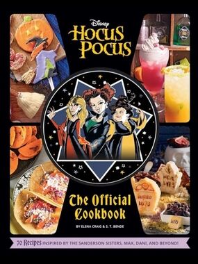 Disney Hocus Pocus Cookbook - Black, Yellow, NEW
